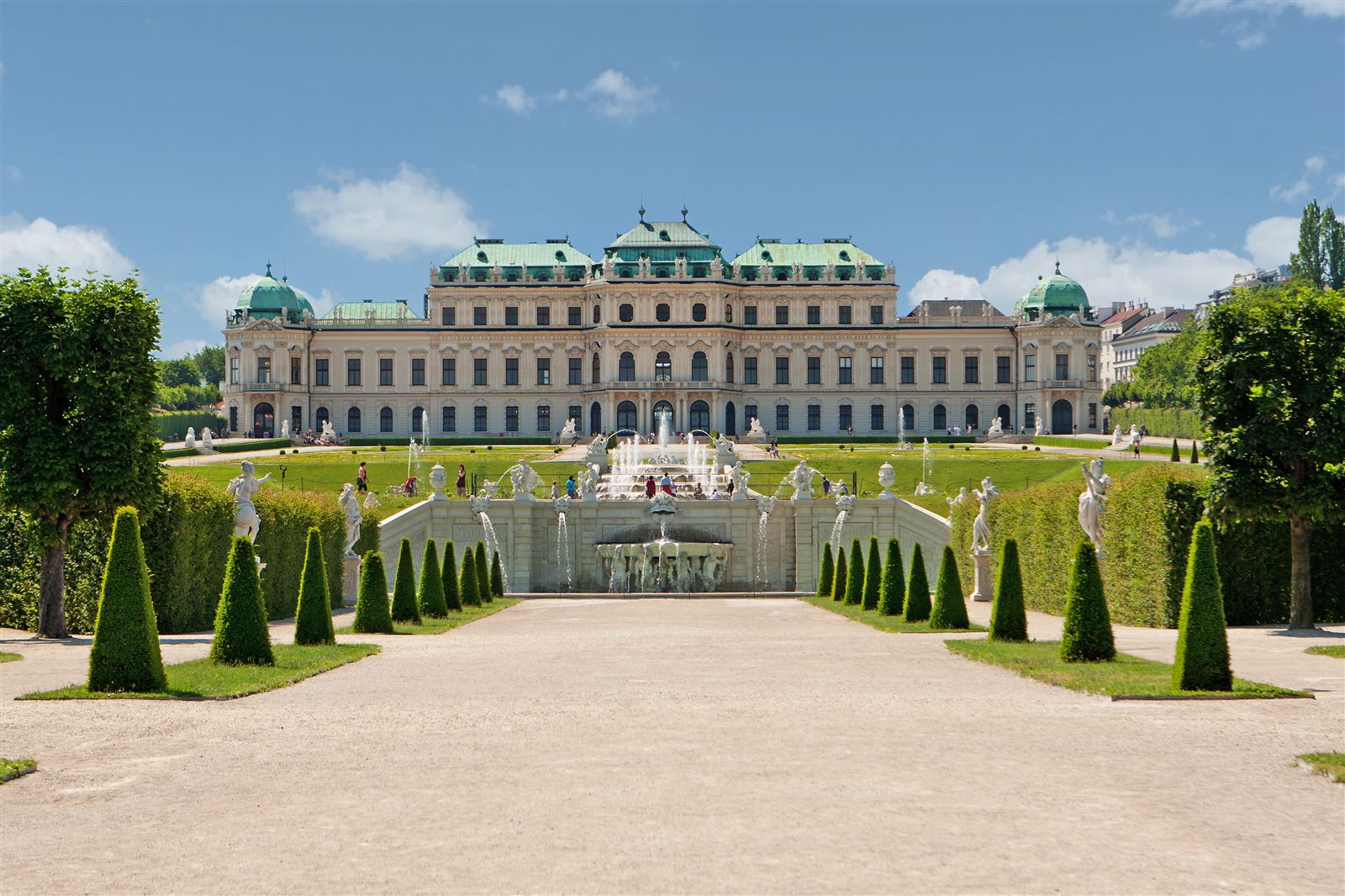 Belvedere Palace in Wien